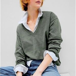 The Kooples Sage Green V-Neck Sweater - New with Tags!